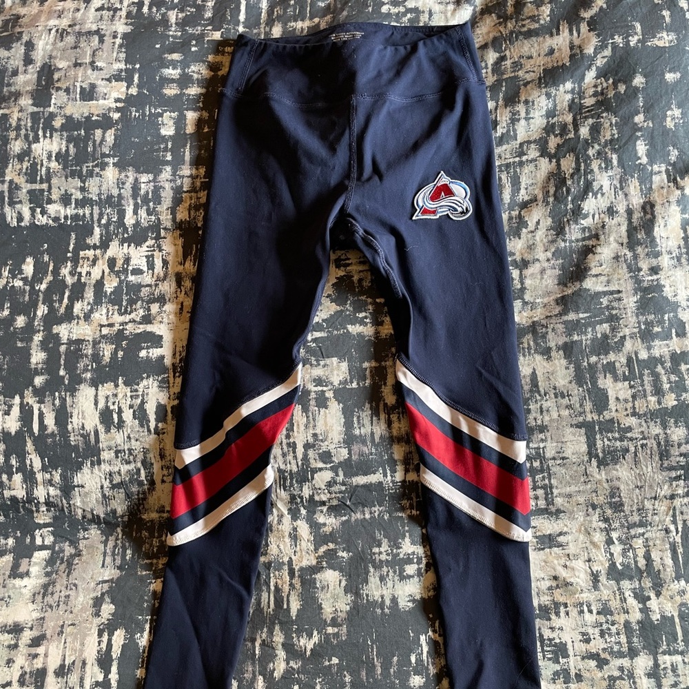 Colorado Avalanche S Leggings - Gently Used - Excellent Condition